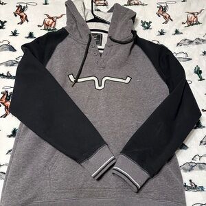 Kimes Ranch Charcoal and Light Gray Hoodie